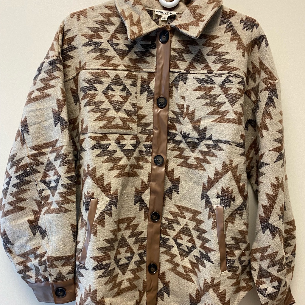 Nwt Aztec Shacket